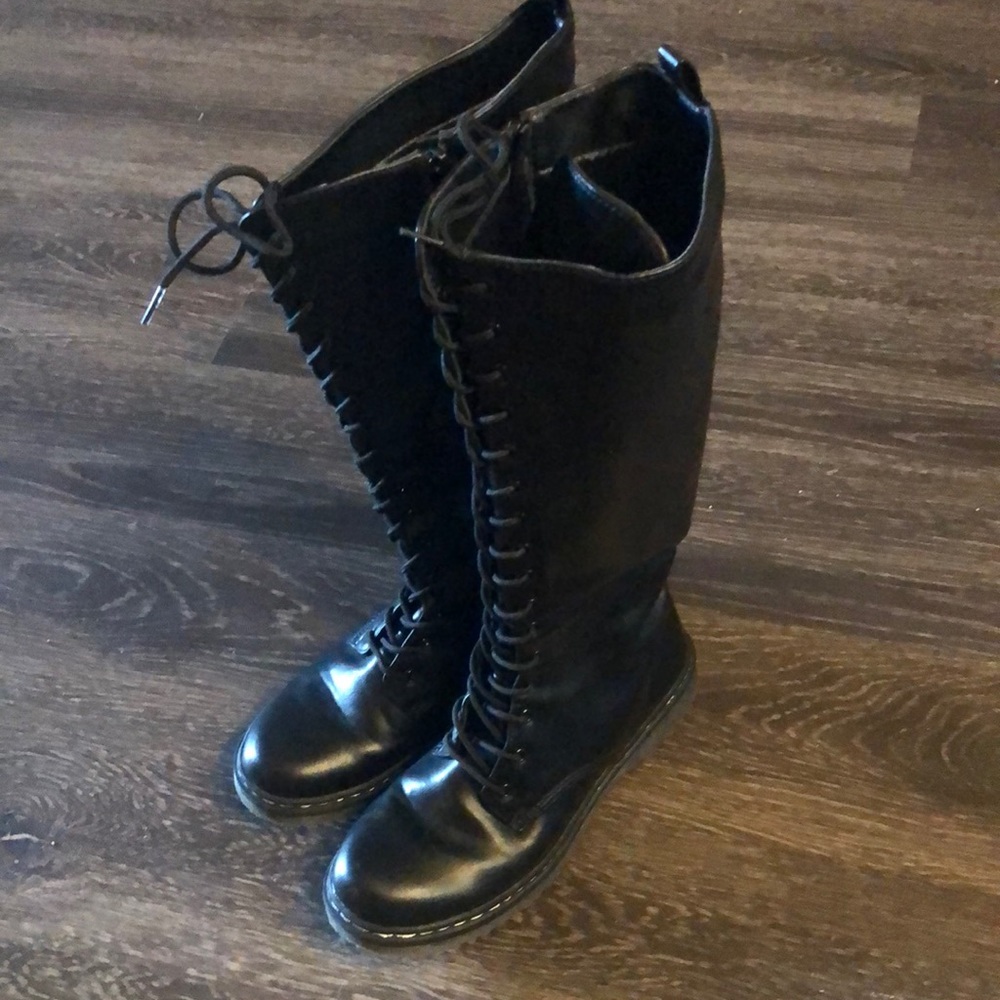 Tall Leather Boots